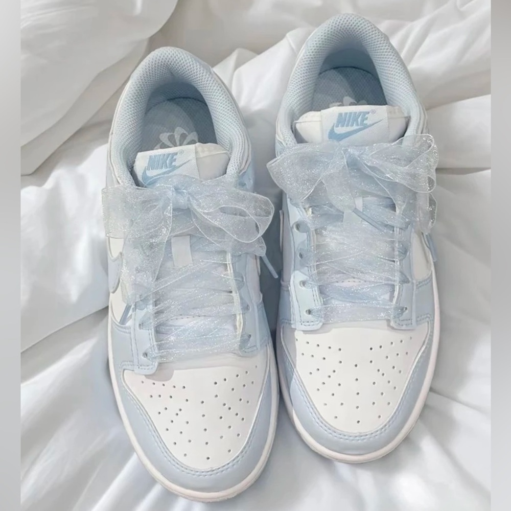 NWT Nike Dunk Low Next Nature Blue Tint size 8.5 - Picture 12 of 16